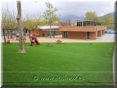 Gespa artificial zones infantils