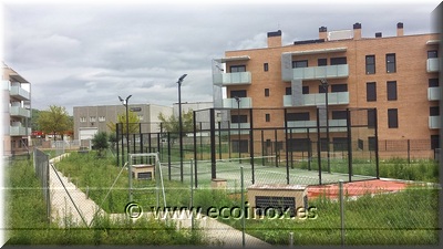 Obra realitzada pistes de pàdel a St. Gregori, Ecoinox