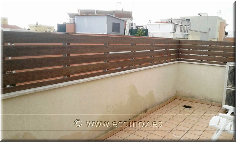 TANCA DE LLISTONS DE FUSTA 