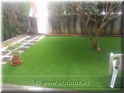 Ecoinox instalación cesped artificial Gregal