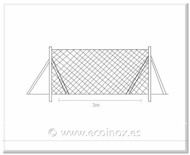 Malla de simple torsión