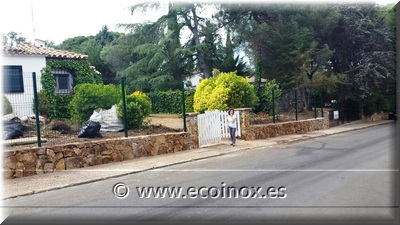  tancament de panell rígid d'1.8m d'alçada,