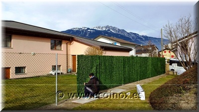 Ecoinox instalaci� verd ocultaci� Suissa