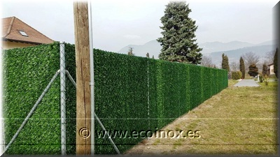 Ecoinox instalaci� verd ocultaci� Suissa